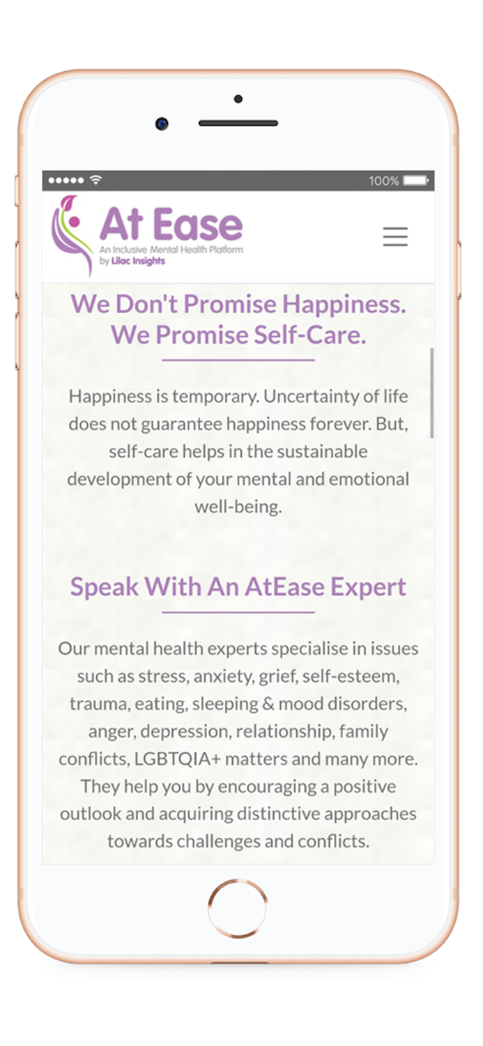 AtEase -Mental Health Platform