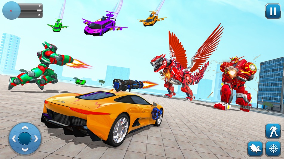 #2. Dino Robot Transform Limo Car (iOS) 由: Numan Javed