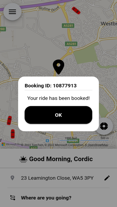 Abba Cars Taxis Warrington Screenshot