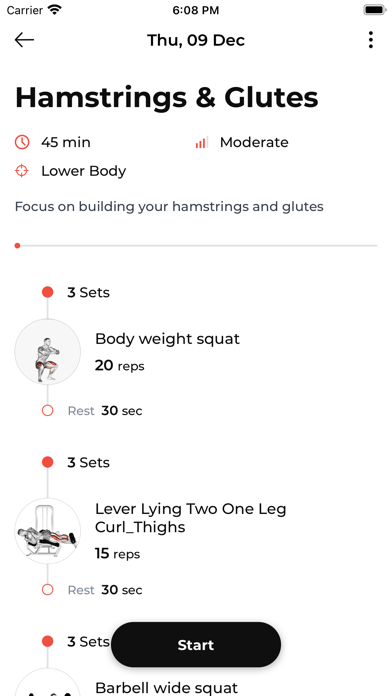 AllySha Fitness Screenshot