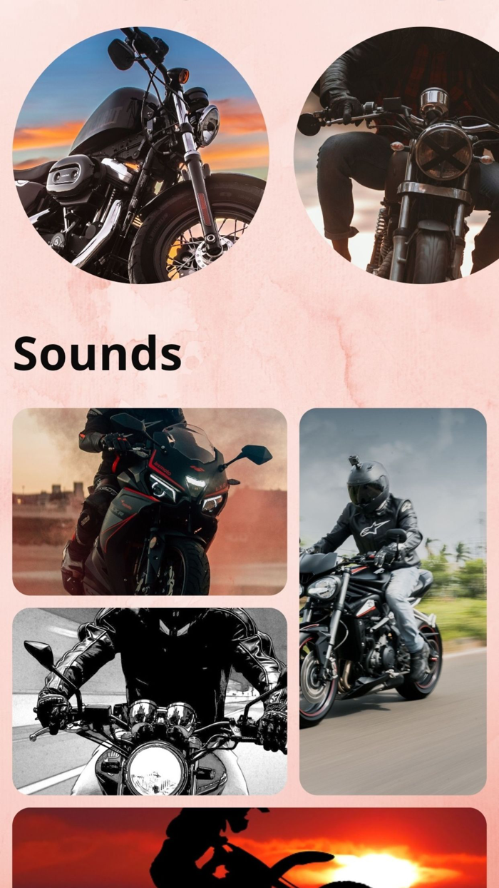 Motorcycle Driving Sounds