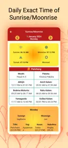 2024 Hindi Panchang Calendar screenshot #3 for iPhone