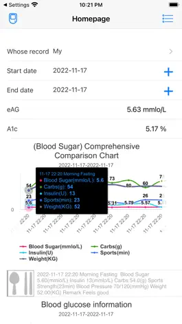 Game screenshot Blood Sugar - Diabetes Tracker mod apk