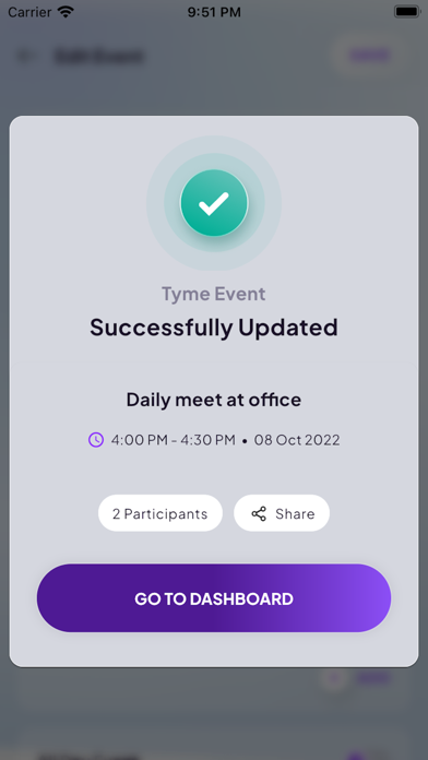 Tymeapp Screenshot