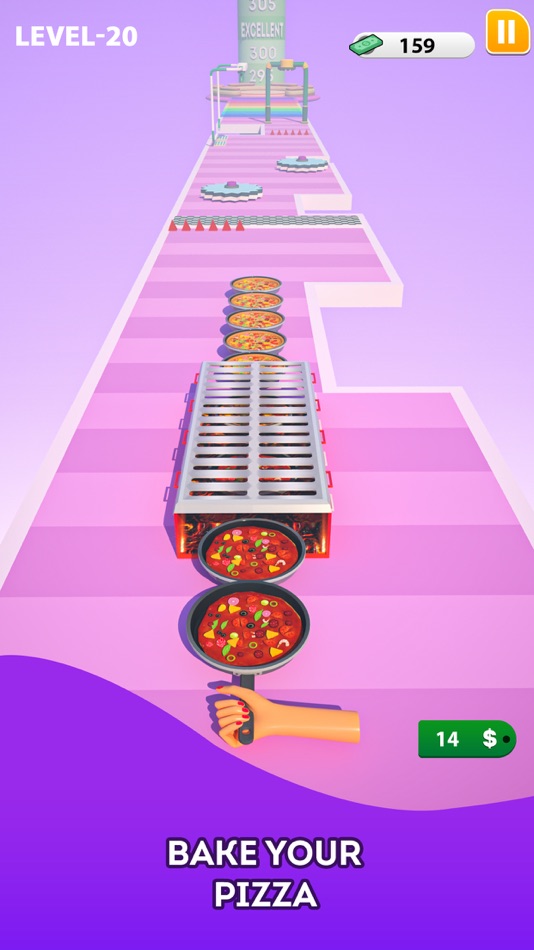 #3. Pizza Stack Game (iOS) Podle: Hafiz Muhammad Sajid