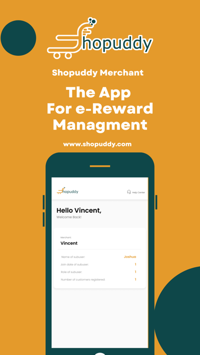 Shopuddy Merchant Screenshot