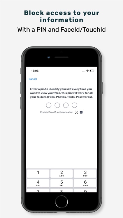 e-Folder (hidden data)