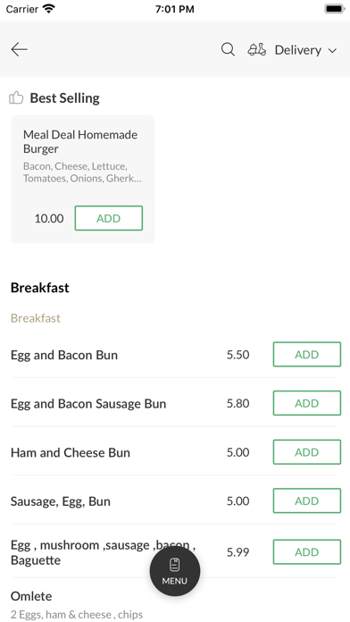 Bicester Burger Screenshot