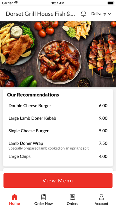 Dorset Grill House Fish &Chips Screenshot