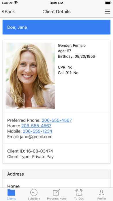 Care Manager 2Go Screenshot