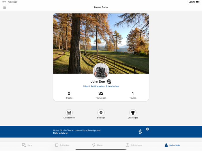 Tourenplaner SCHWEIZ