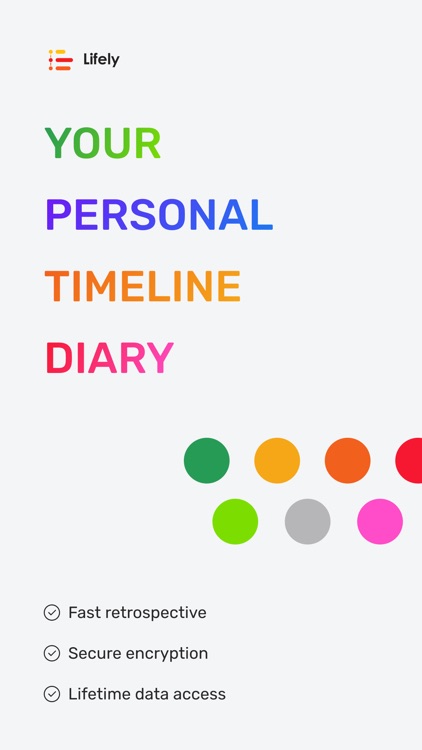 Lifely: timeline maker journal