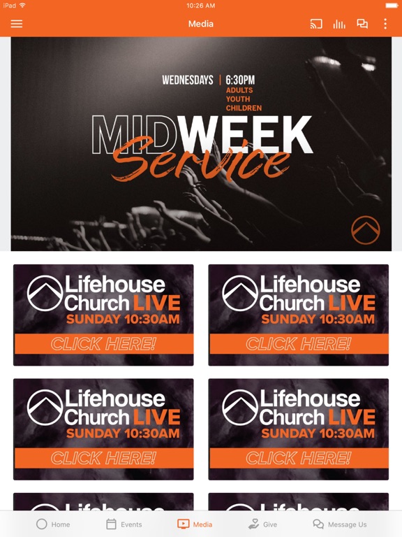 Lifehouse Church Hastings iPad screenshot 2 - Lifestyle app