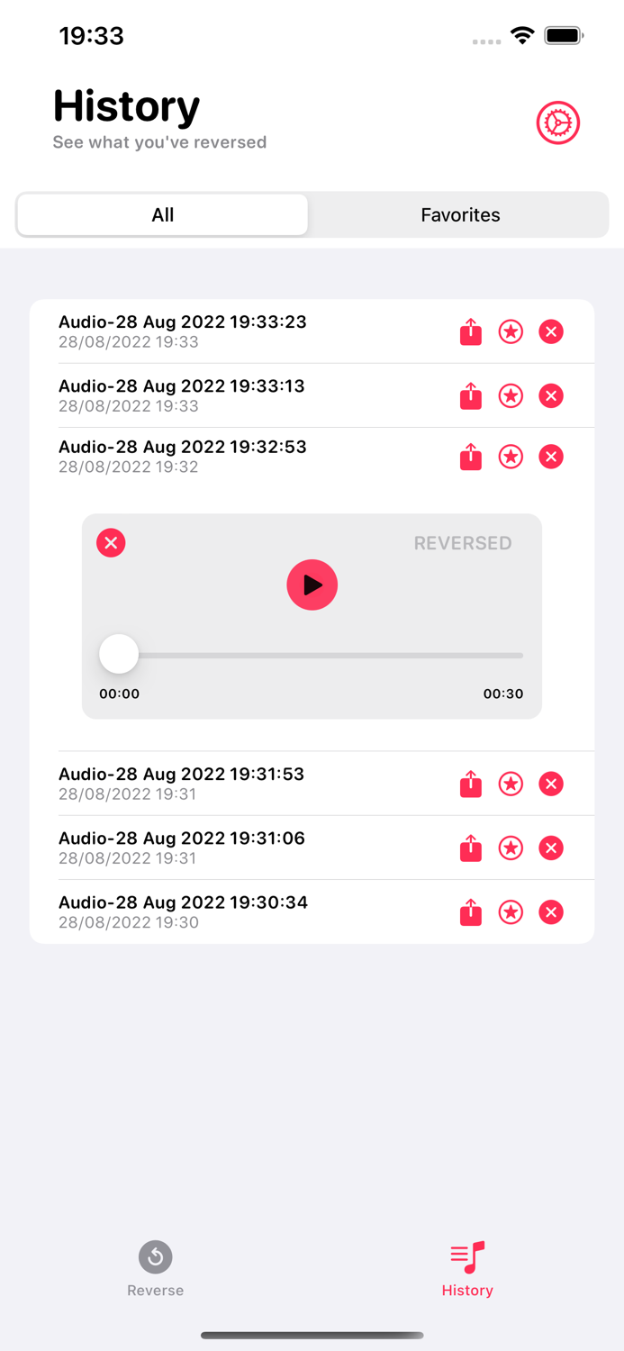 Reverse Sound Audios and Videos