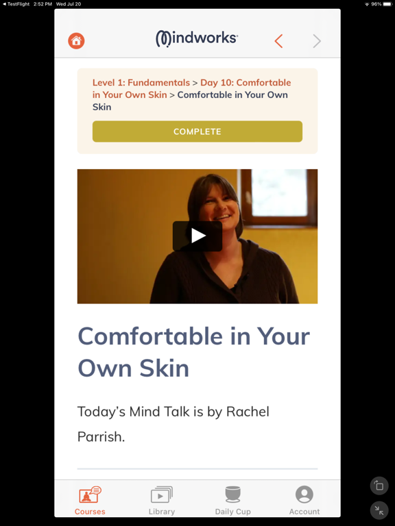 Mindworks: Guided Meditation iPad screenshot 6 - Health & Fitness app