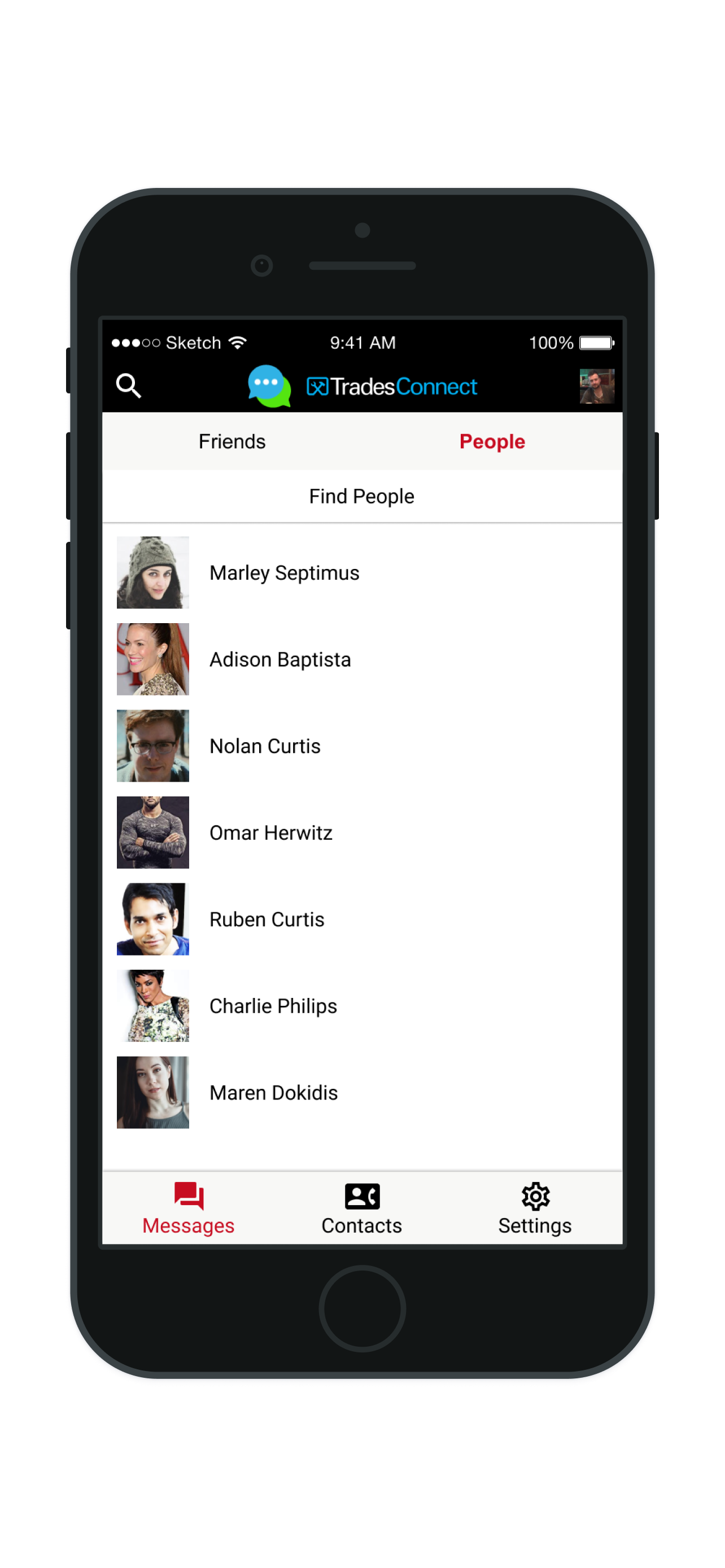 Tradesconnect Chat