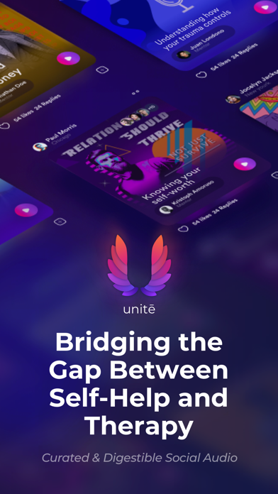 Unite - Discover Your Wellness iPhone screenshot 1 - Lifestyle app