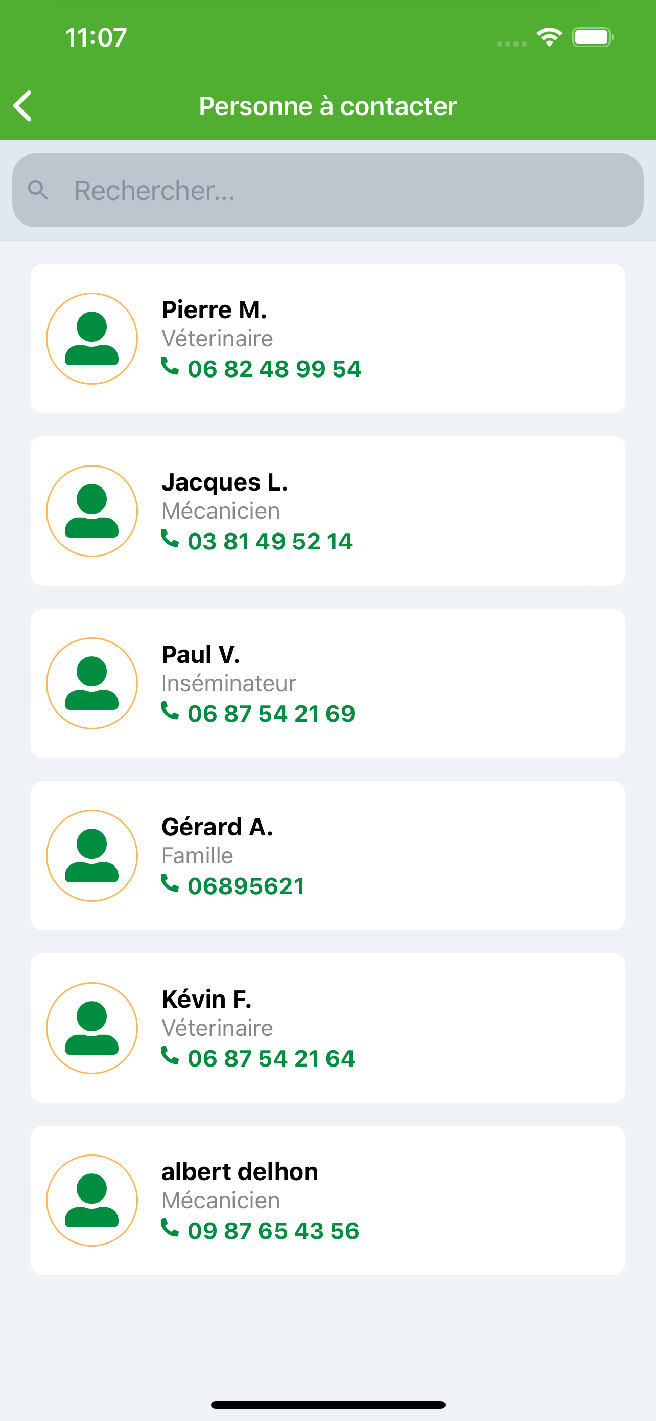 Service de remplacement