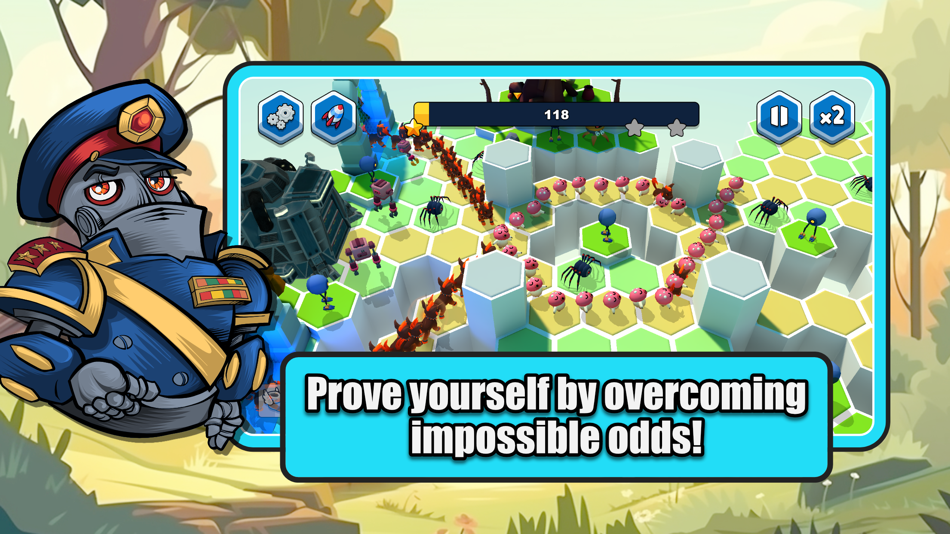 #4. Bad Bots Tower Defense (iOS) By: Mark Galea