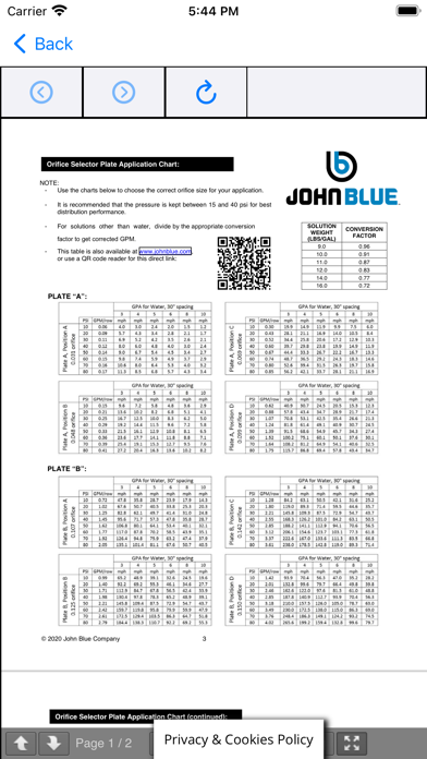 John Blue Info Link Screenshot
