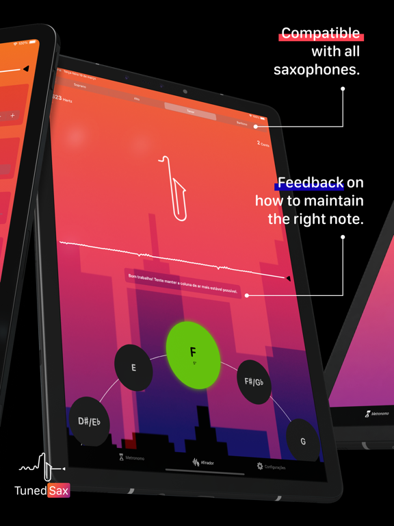 Screenshot #5 pour TunedSax: Saxophone Tuner