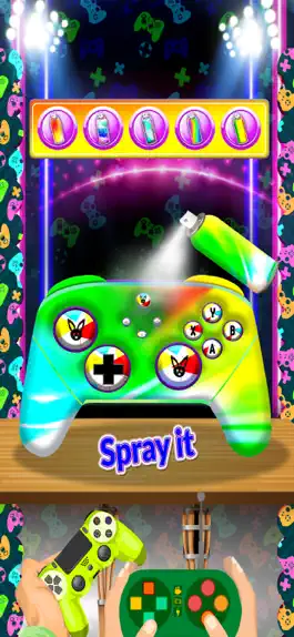 Game screenshot Tie Dye Controller DIY Games apk