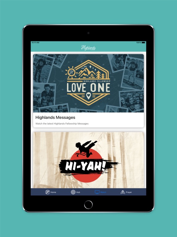 Highlands Fellowship iPad screenshot 4 - Lifestyle app