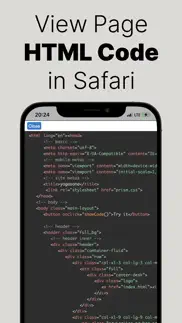 view the source code of a site iphone screenshot 1