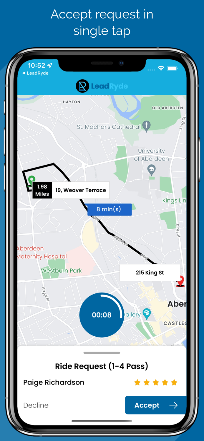 LeadRyde Driver Drive to Earn