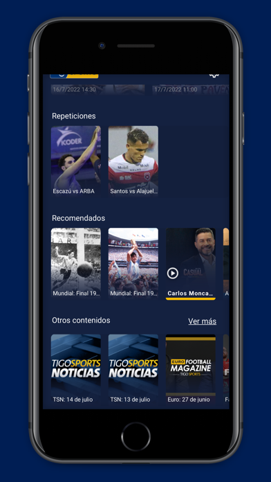 Tigo Sports Costa Rica Screenshot