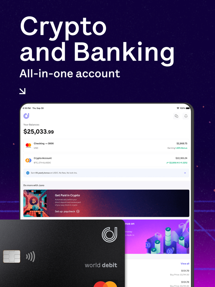 Juno - Buy Bitcoin, 0 Fees