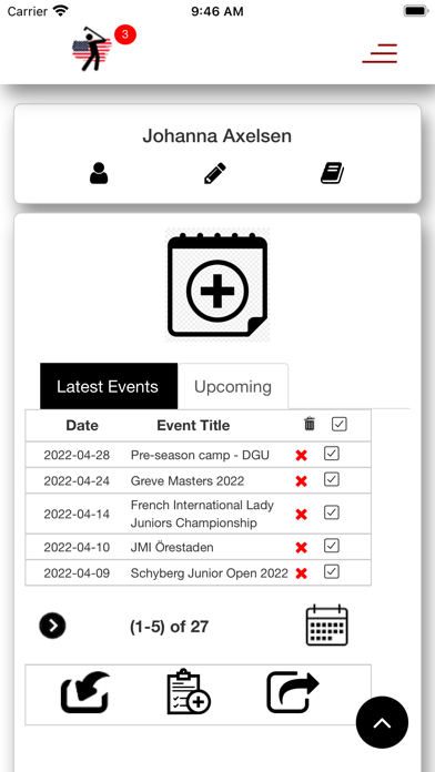 collegeGolf Screenshot