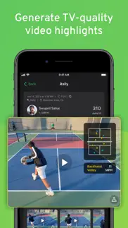 swingvision: tennis pickleball iphone screenshot 3