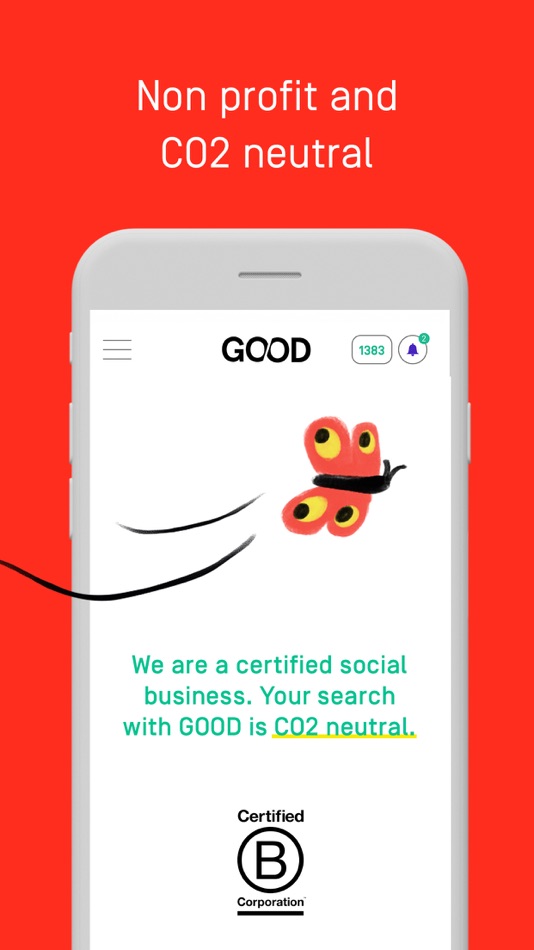 #5. GOOD – Search and do good (iOS) 게시자: Good Search UG