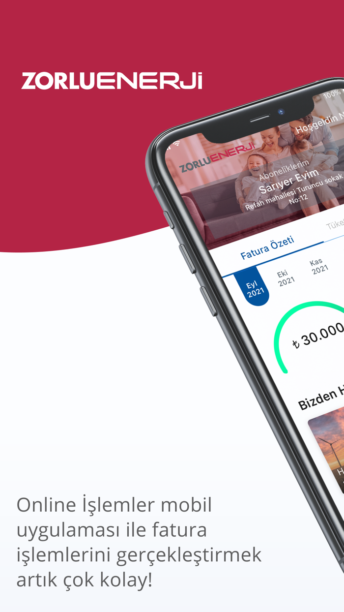 Zorlu Enerji Online İşlemler