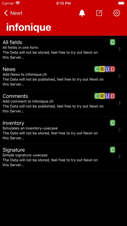 Newt data-management