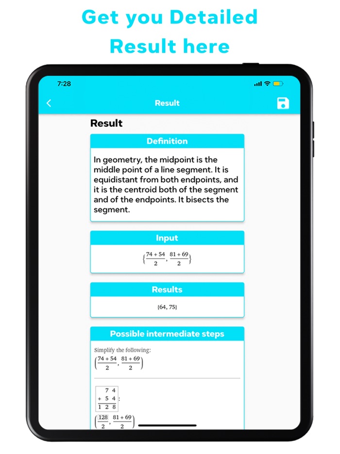 Midpoint Calculator App