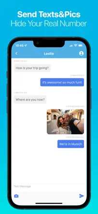 Private Texting SMS Phone Text : capture d’écran 2 sur 5