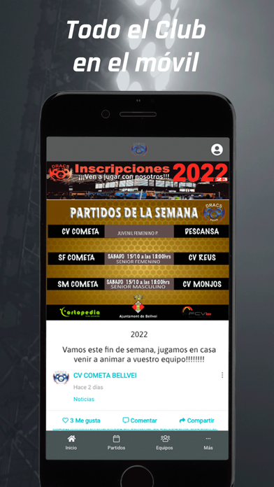 CV Cometa Bellvei Screenshot