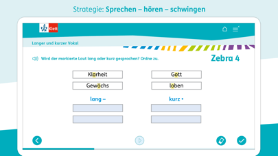 Screenshot #3 pour Zebra Deutsch-Grundwortschatz