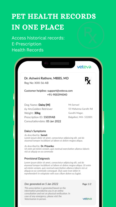 Veteva - Consult Vets 24/7 Screenshot