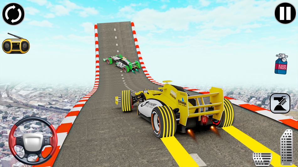 #1. Formula Car Stunt Race Ramp (iOS) 由: Usama Shafiq
