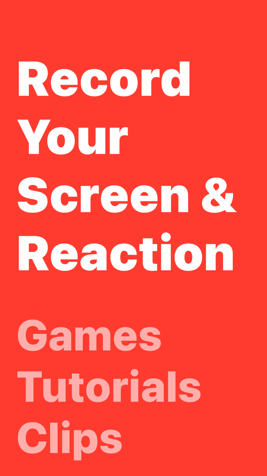 Screen Recorder Face Cam React - 1.50 - (iOS)