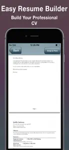 Easy Resume Builder : CV Maker screenshot #1 for iPhone