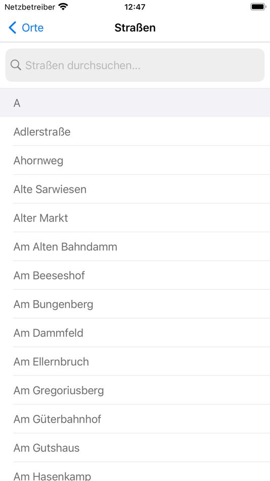 #2. MSE Abfall (iOS) Podle: GeMoS GmbH