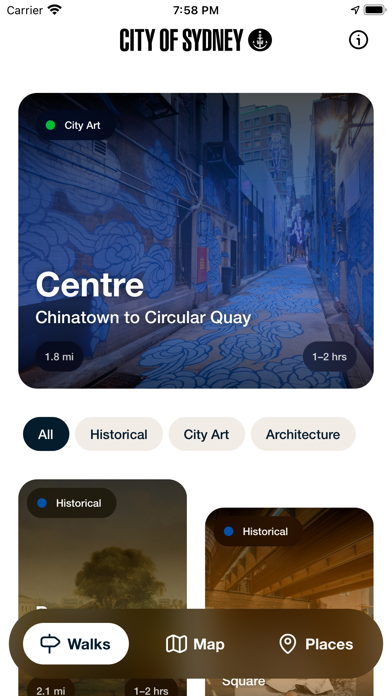 Sydney Culture Walks Screenshot