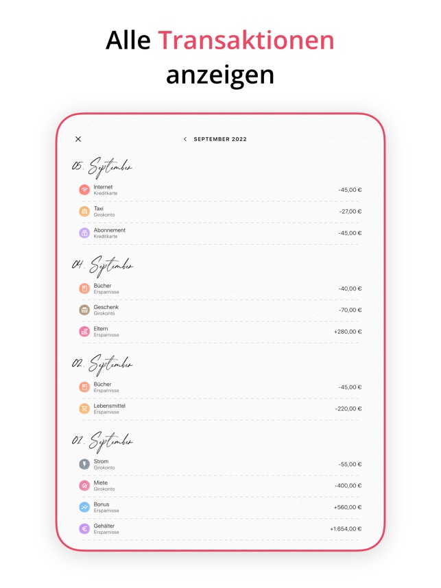 Budget Planner App - Fleur on the App Store