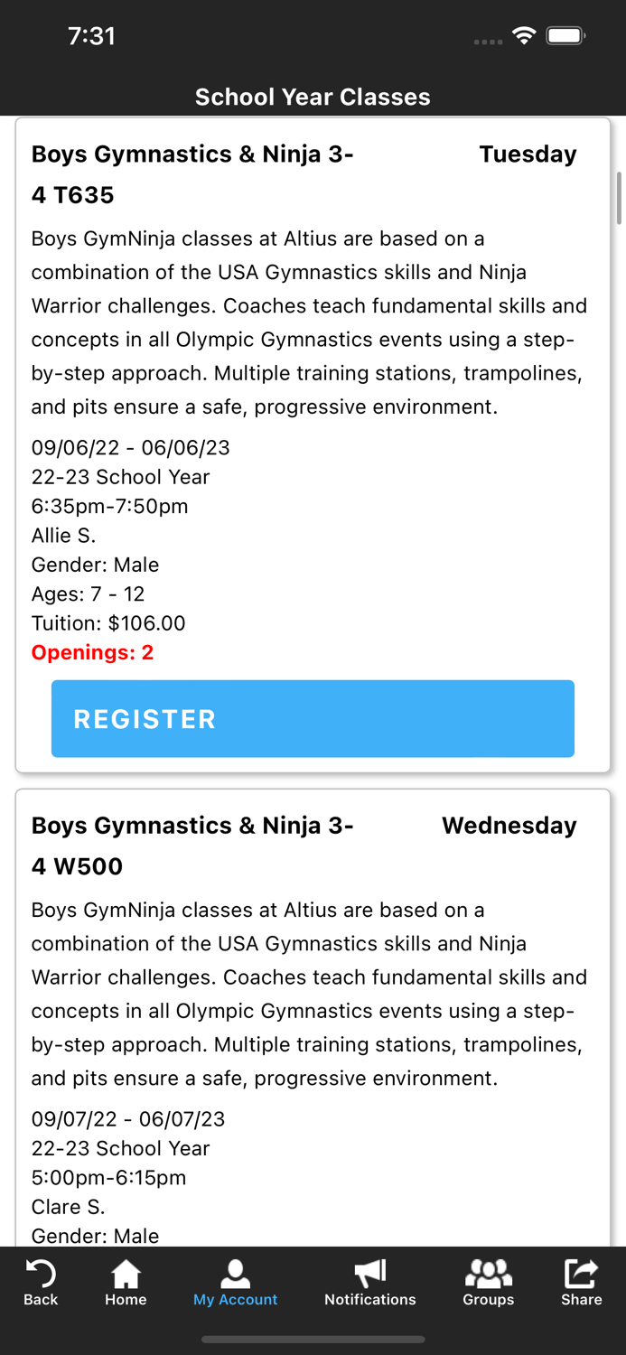 Altius Gymnastics Academy