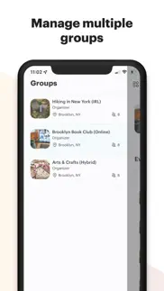 meetup for organizers iphone screenshot 3