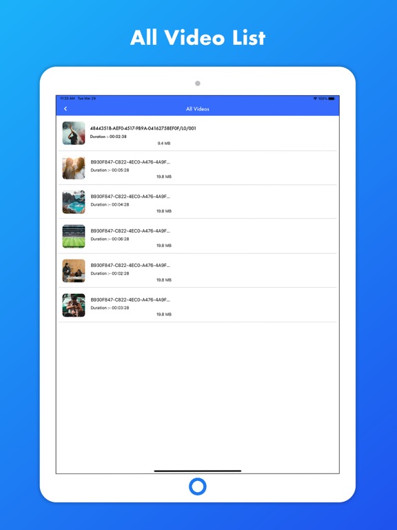 Dark Play - HD Video Player iPad screenshot 4 - Photo & Video app